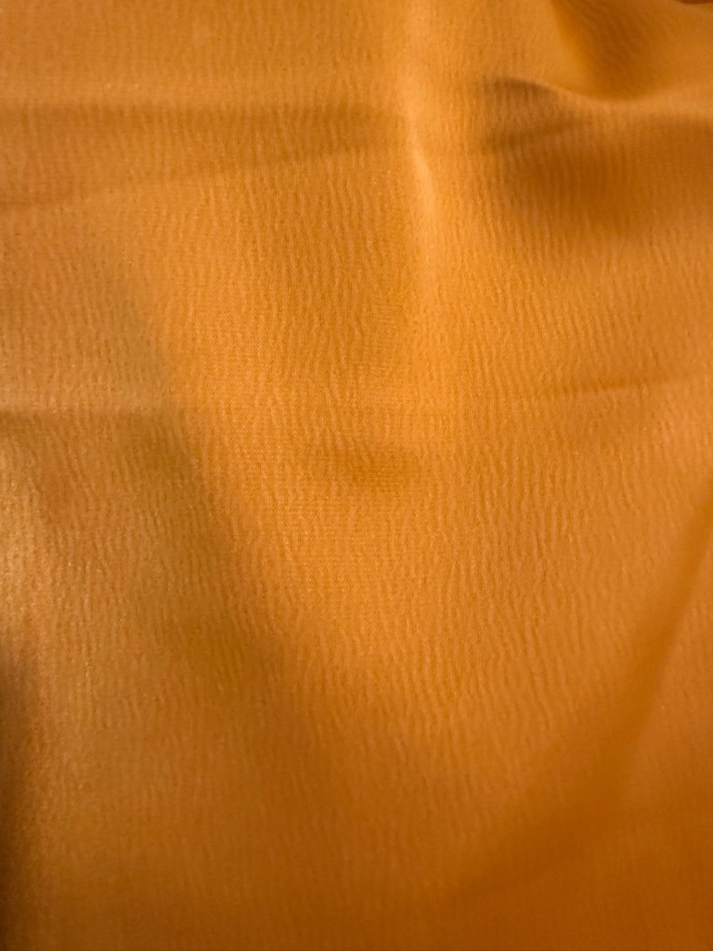 PrettyLittleThing Mustard Yellow Satin Plunge Maxi Dress - Picture 4 of 6